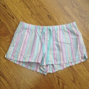 Gap Striped Pajama Shorts